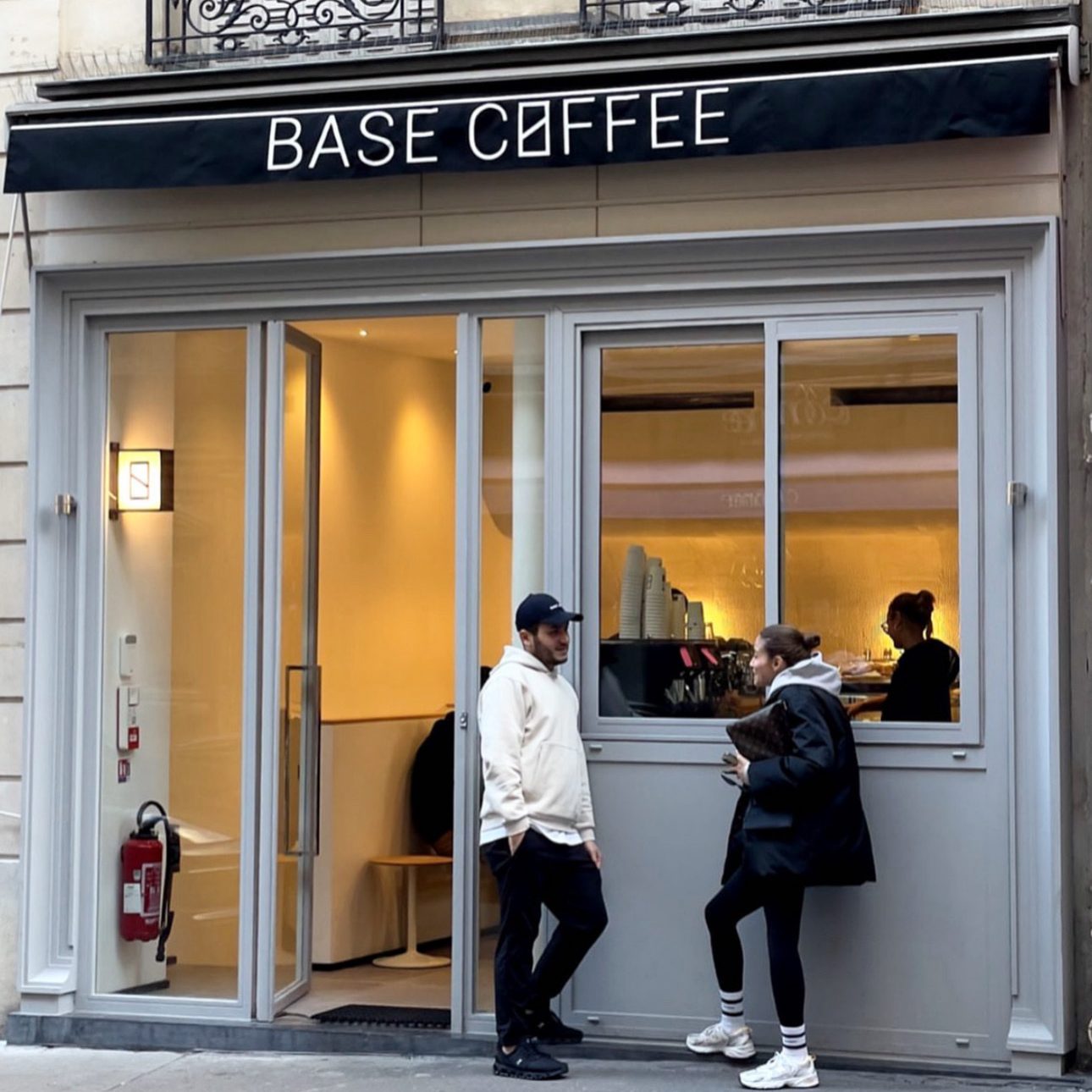 Base Coffee Paris storefront